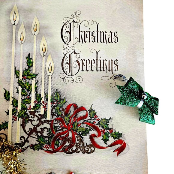 Vintage Holiday Instant Collection Card Ephemera and Decor Bundle - Picture 4 of 14